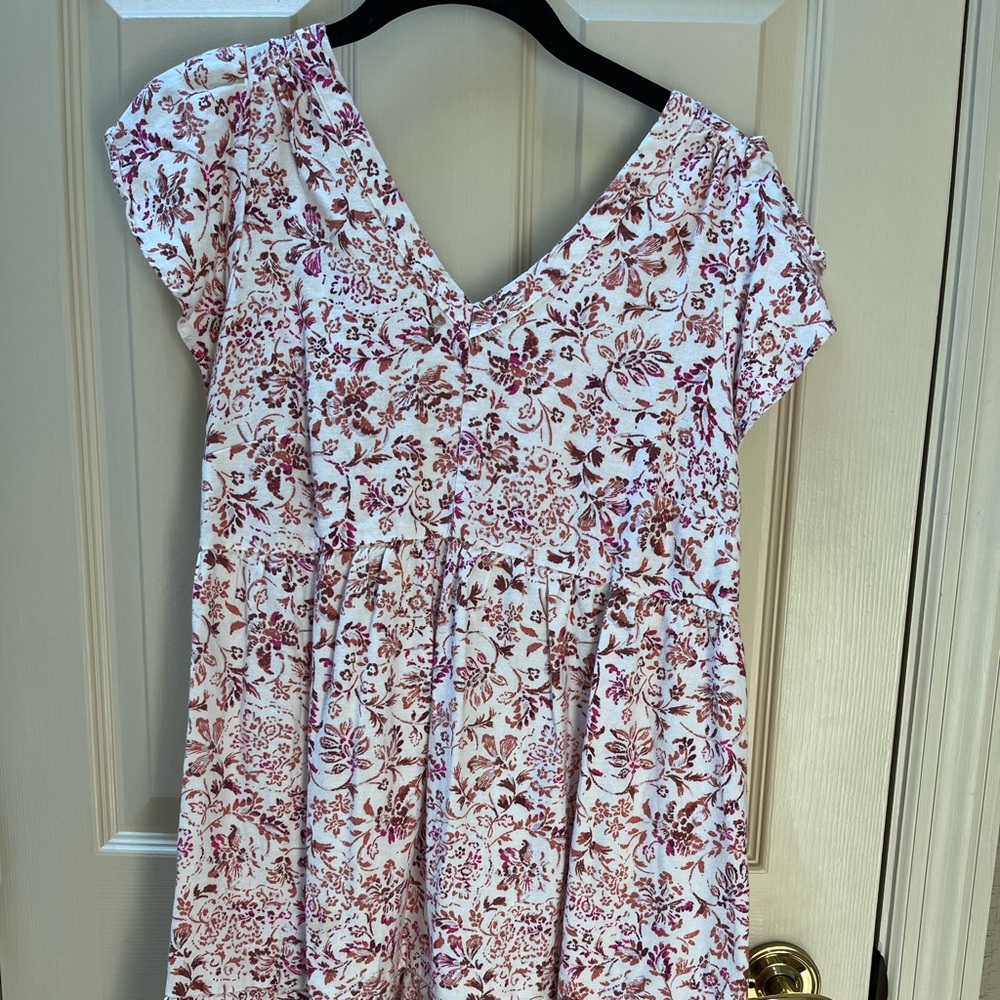 Isabel Maternity by Ingrid & Isabel Floral Dress - Cream and Pink